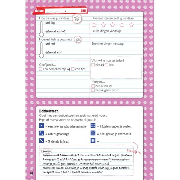 Gezinnig slaapklets deel 2 roze pagina