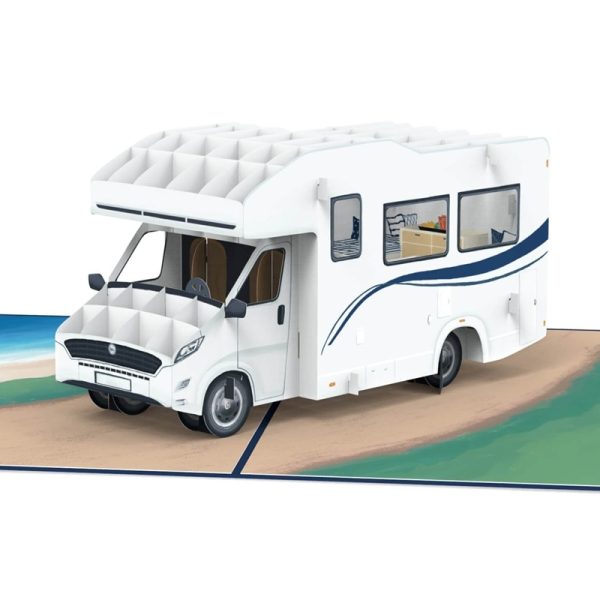 Papercrush pop-up kaart camper