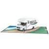 Papercrush pop-up kaart camper binnenkant