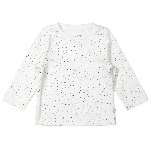 CMLS03W21 Ducky Beau longsleeve aop star white