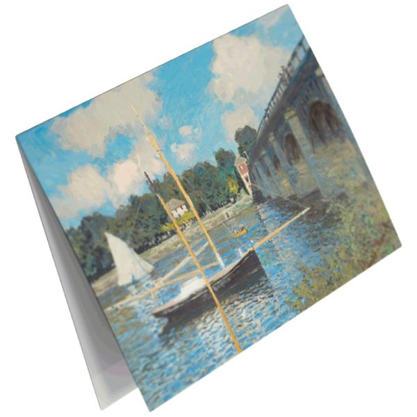 Studio Colori wenskaartenset Monet de brug bij Argenteuil