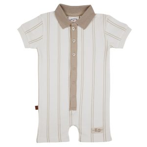 24036008 Frogs and Dogs onesie pique stripes eton voorkant