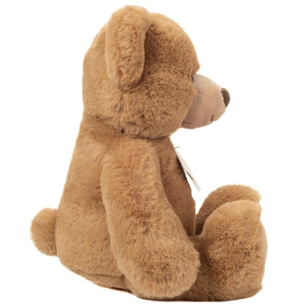 913238 Hermann Teddy Collection knuffel teddy beer karamel zijkant