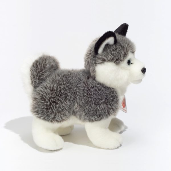 927013 Hermann Teddy Collection knuffel Husky zijkant