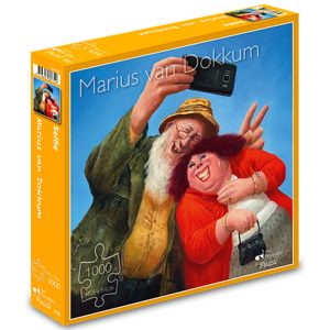 Marius van Dokkum puzzel selfie
