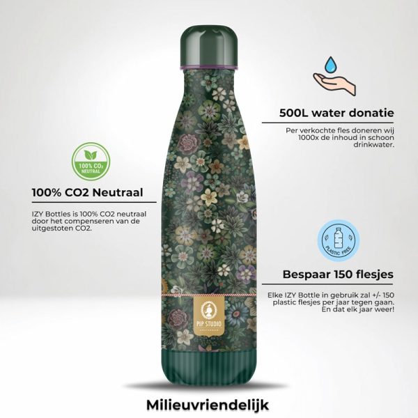 IZY Bottles thermosfles Pip Studio Tutti i Fiore milieuvriendelijk