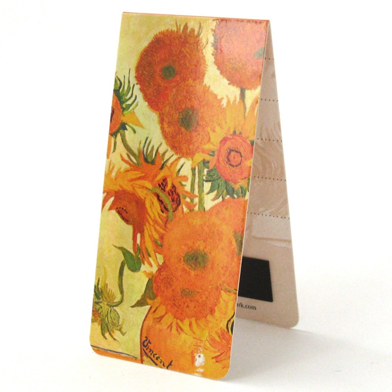 Museum Editions magnetische boekenlegger van Gogh zonnebloemen