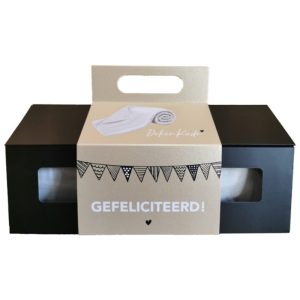 Naturalflowercards dekenkado gefeliciteerd