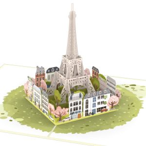 Papercrush pop-up kaart Eiffeltoren