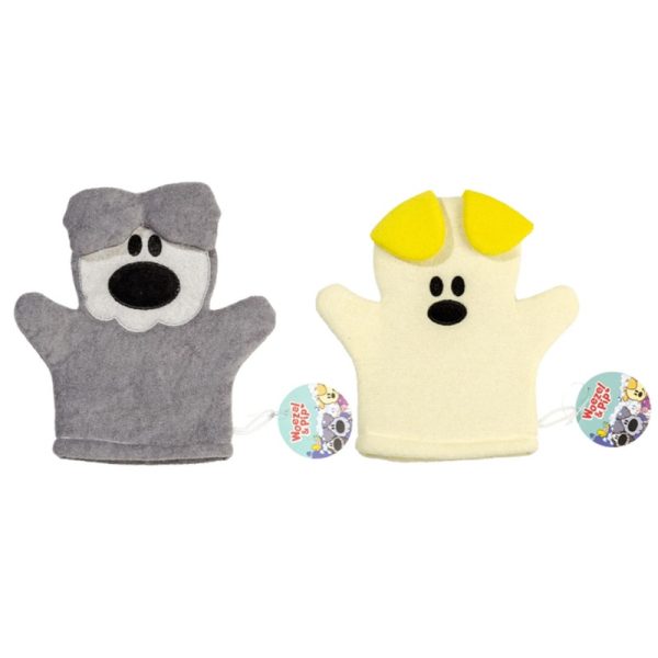 1840214 Bambolino Toys Woezel en Pip washandjes