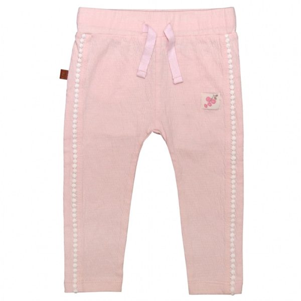 24031002 Frogs and Dogs lange broek mousseline roze voorkant