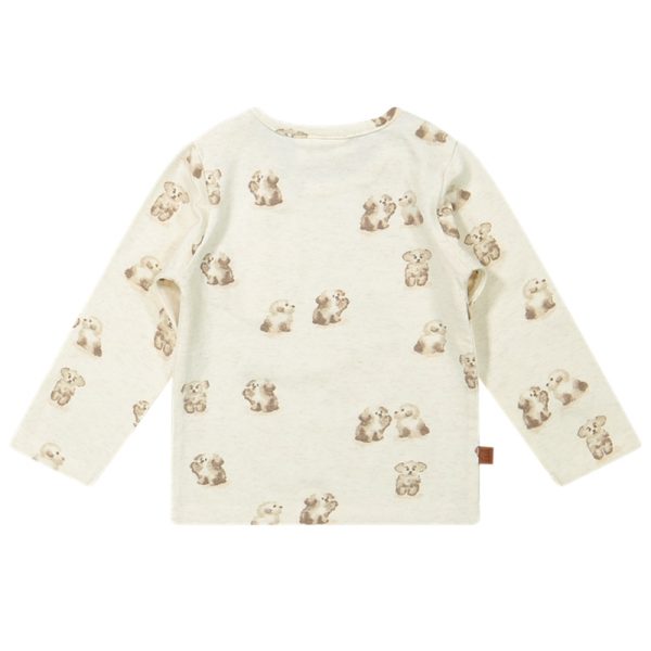 24037005 Frogs and Dogs t-shirt dogs organic off white achterkant