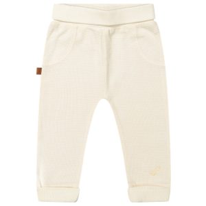 24037008 Frogs and Dogs lange broek waffle organic off white voorkant