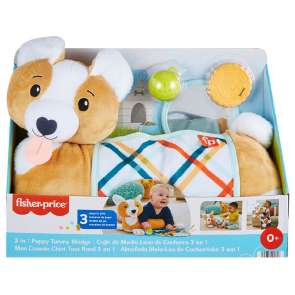 4583174 Fisher Price 3in1 puppy buikligtrainer verpakking