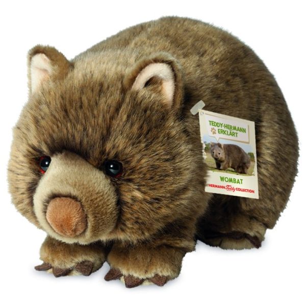 914266 Hermann Teddy Collection knuffel wombat 25 cm