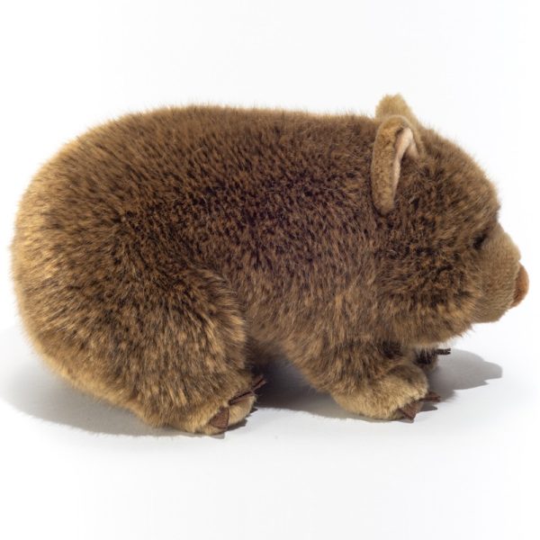 914266 Hermann Teddy Collection knuffel wombat 25 cm zijkant