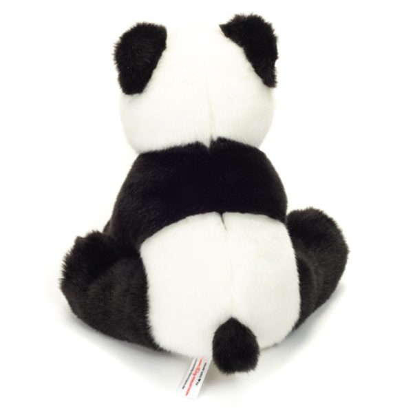 924289 Hermann Teddy Collection knuffel panda zittend 22 cm achterkant