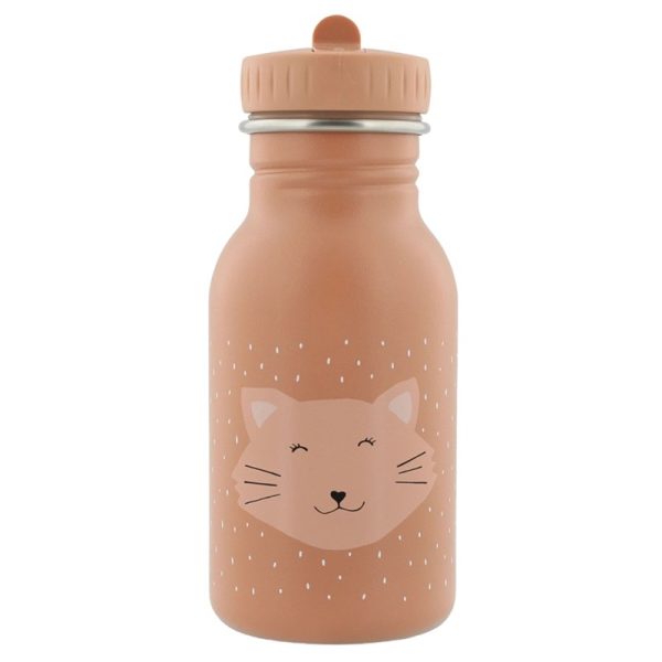 2610348 Trixie drinkfles RVS Mrs Cat 350ml voorkant