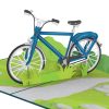 Papercrush pop-up kaart fiets