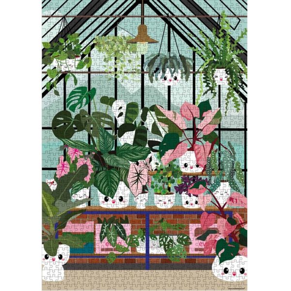 Studio Inktvis puzzel tuinkas met planten puzzel