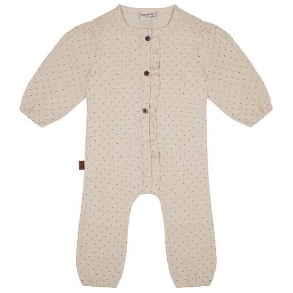 24085007 onesie dots amour beige voorkant