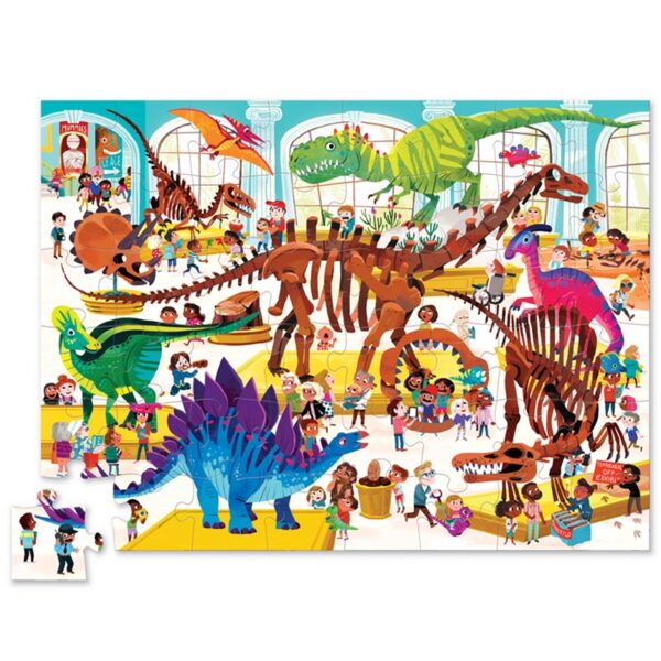 3840631 Crocodile Creek puzzel day at the dinosaur museum puzzel