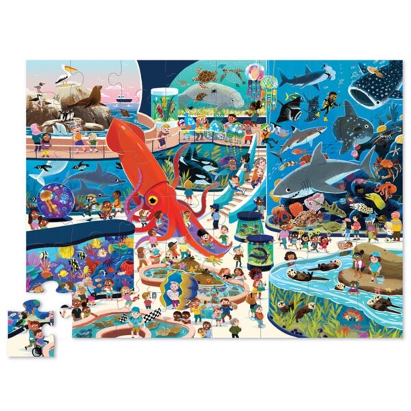 3840640 Crocodile Creek puzzel day at the aquarium puzzel