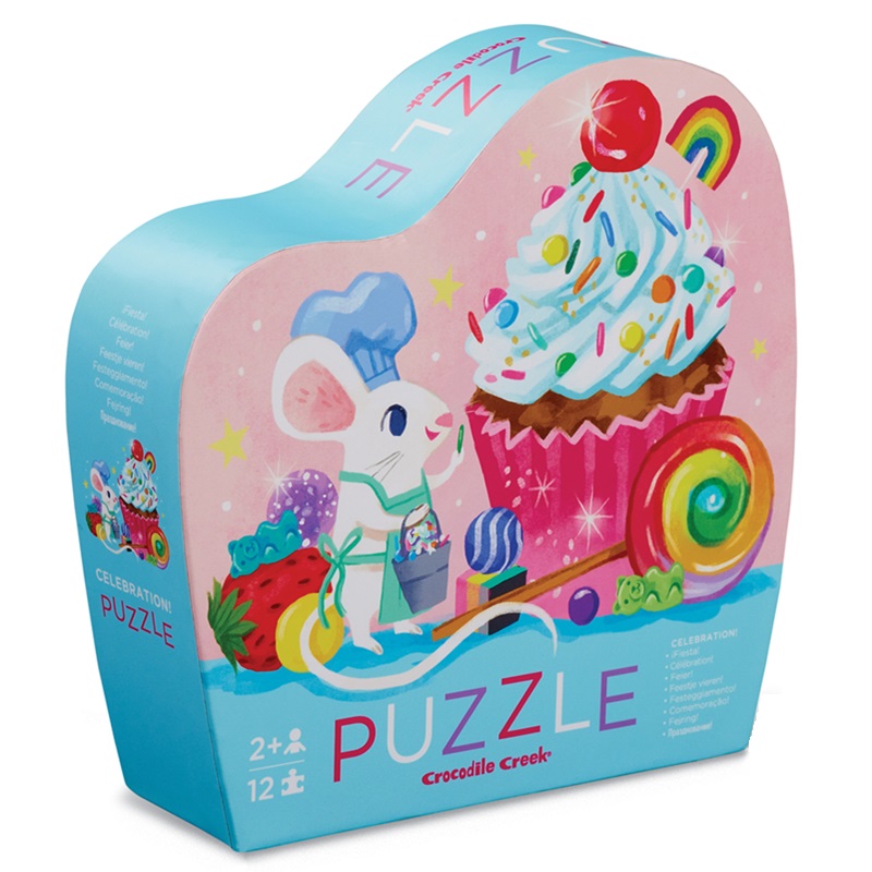 3841198 Crocodile Creek puzzel cupcake met muis verpakking