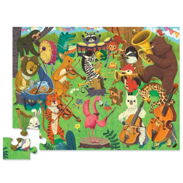 3840779 Crocodile Creek vloerpuzzel dierenorkest puzzel