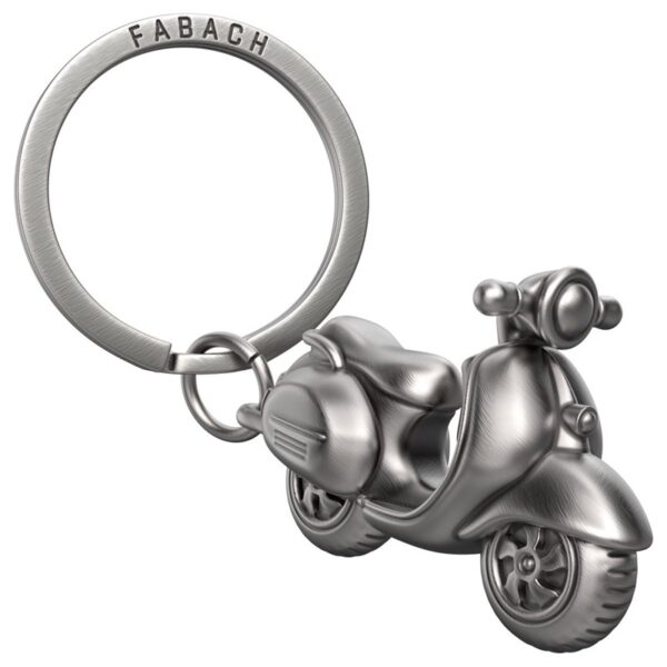 Fabach sleutelhanger Vespa antiek zilver