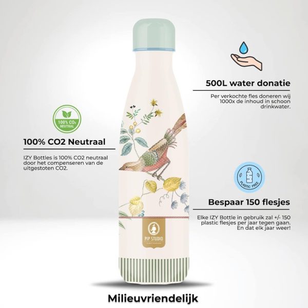 IZY Bottles thermosfles Little Birds milieuvriendelijk