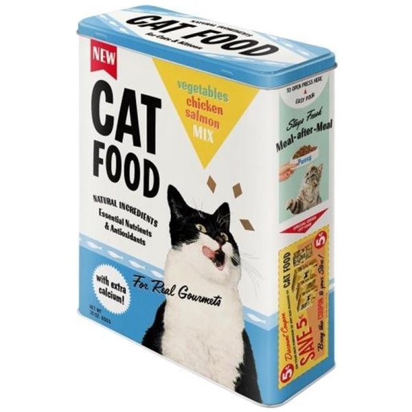 Nostalgic Art bewaarblik cat food xl