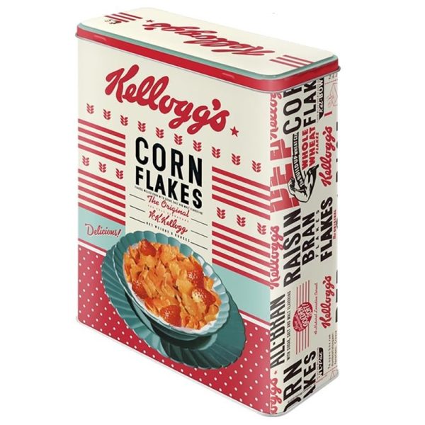 Nostalgic Art blik XL Kellogg’s Corn Flakes achterkant