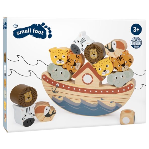 Small Foot houten evenwichtsspel safari verpakking