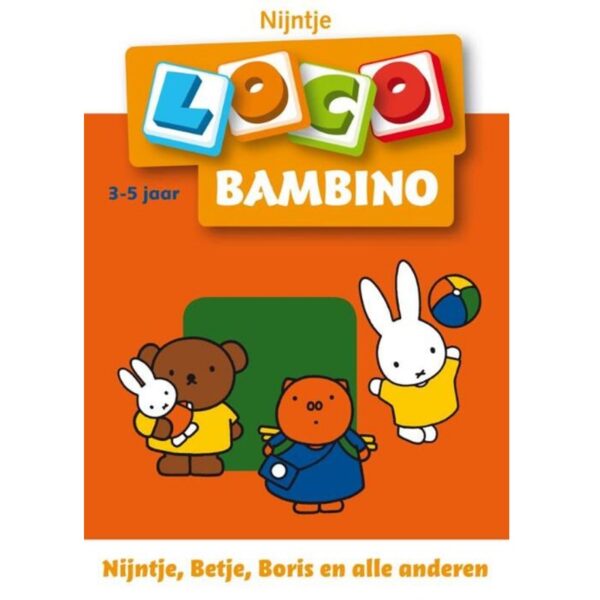 Zwijsen oefenboekje loco bambino Nijntje, Betje, Boris en alle anderen voorkant