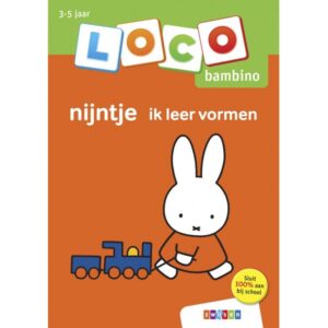 Zwijsen oefenboekje loco bambino Nijntje ik leer vormen