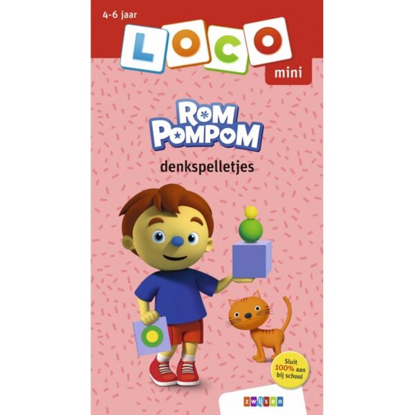 Zwijsen oefenboekje loco mini Rompompom denkspelletjes