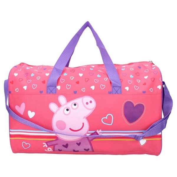 007-3754 Peppa Pig sporttas endless fun voorkant met schouderband