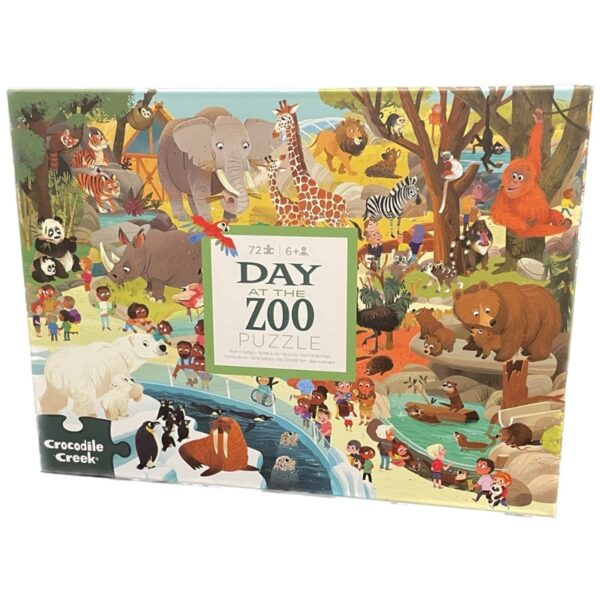 3841632 Crocodile Creek puzzel dag in de dierentuin verpakking